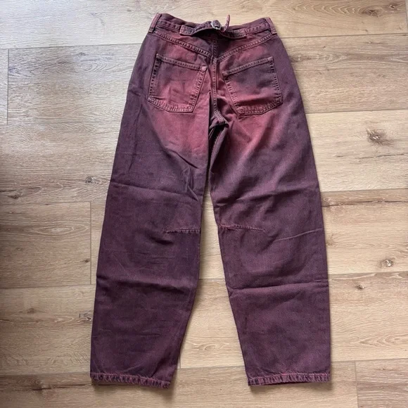 URBAN OUTFITTERS BDG Logan Buckle Essential Baggy Boyfriend Jeans size 26 - Picture 4 of 4